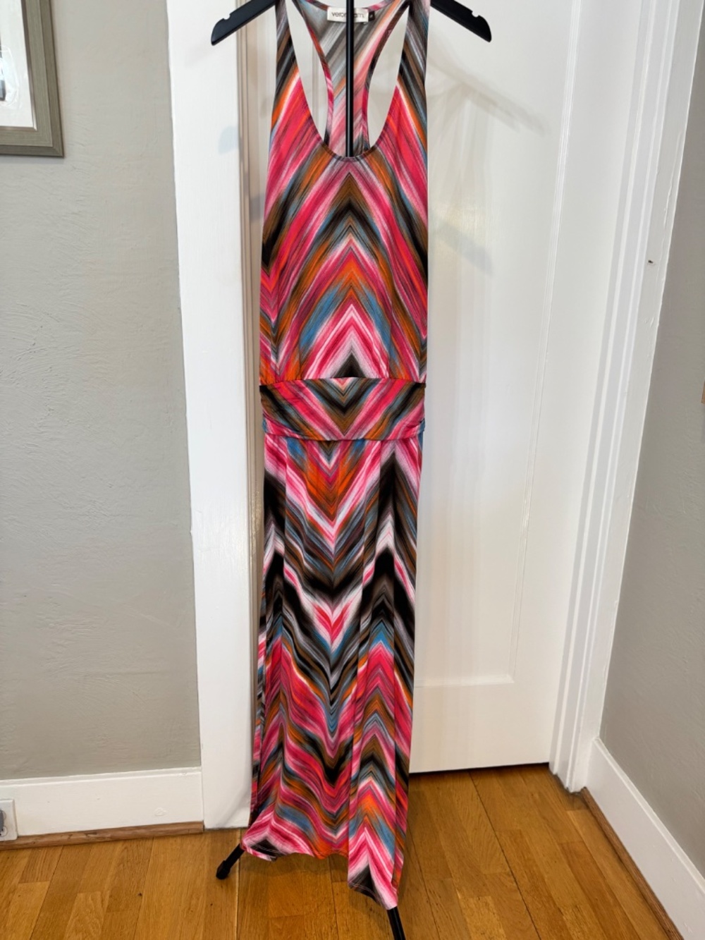 Veronica M colorful maxi dress size small